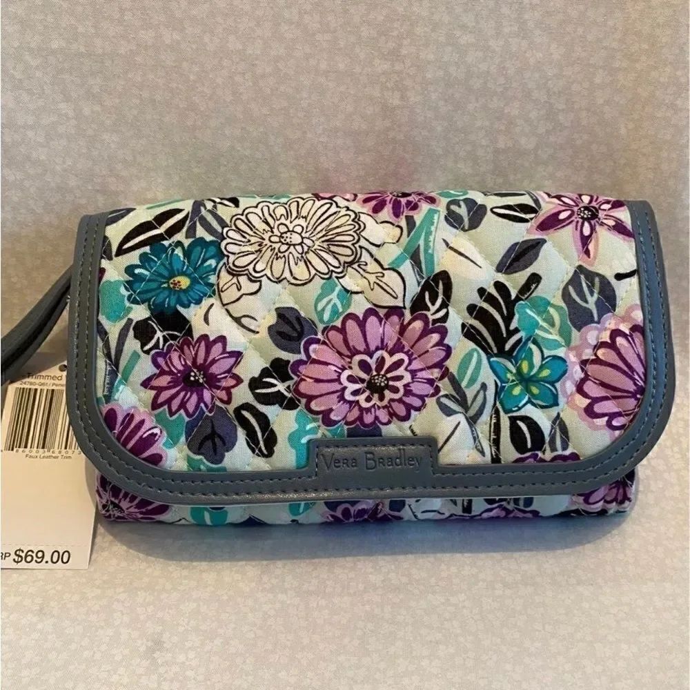 Vera Bradley Trimmed Wristlet Penelope's Garden